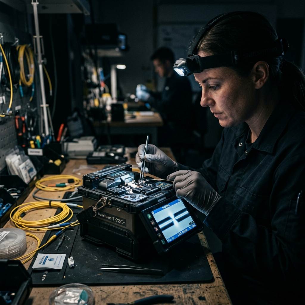 Fiber Optic Fusion Splicing